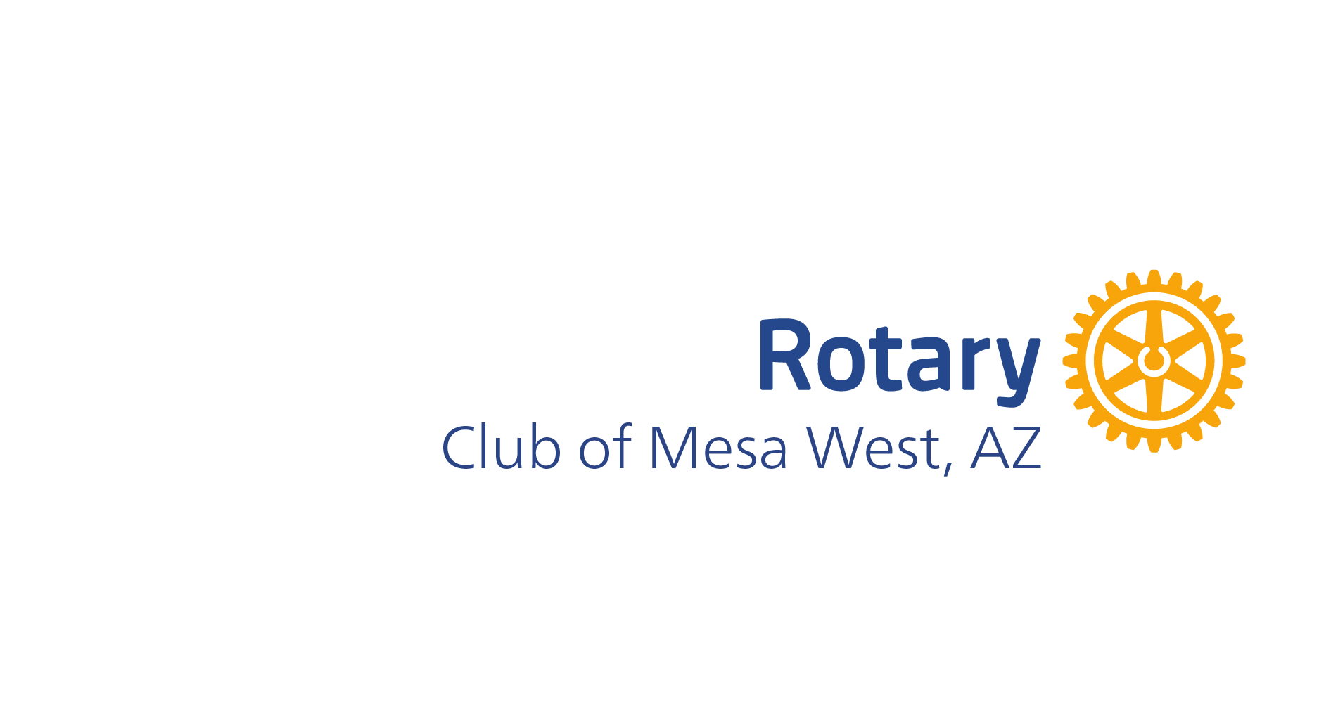 Rotary Logo Mesa West