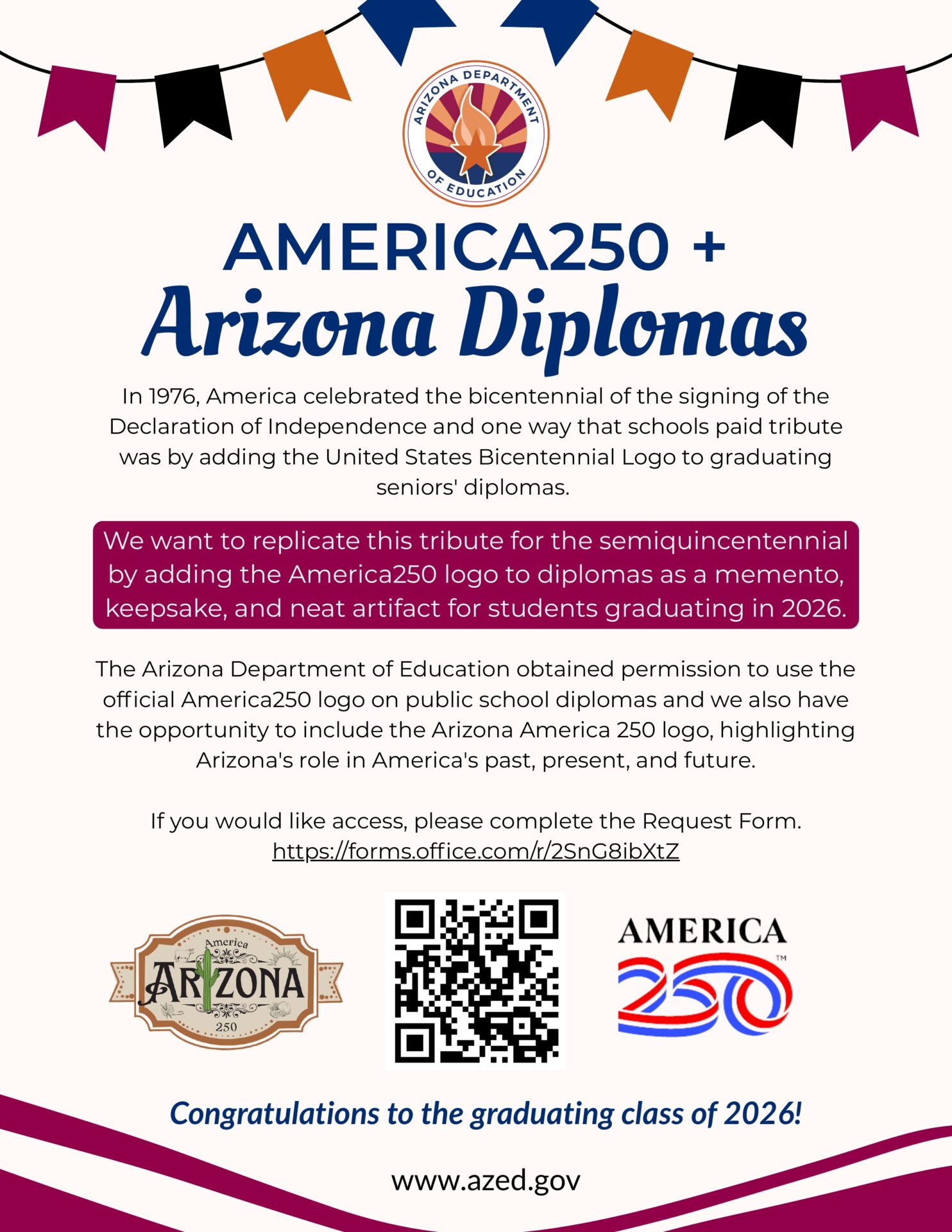 America250 Hs Diploma Flyer Page 1