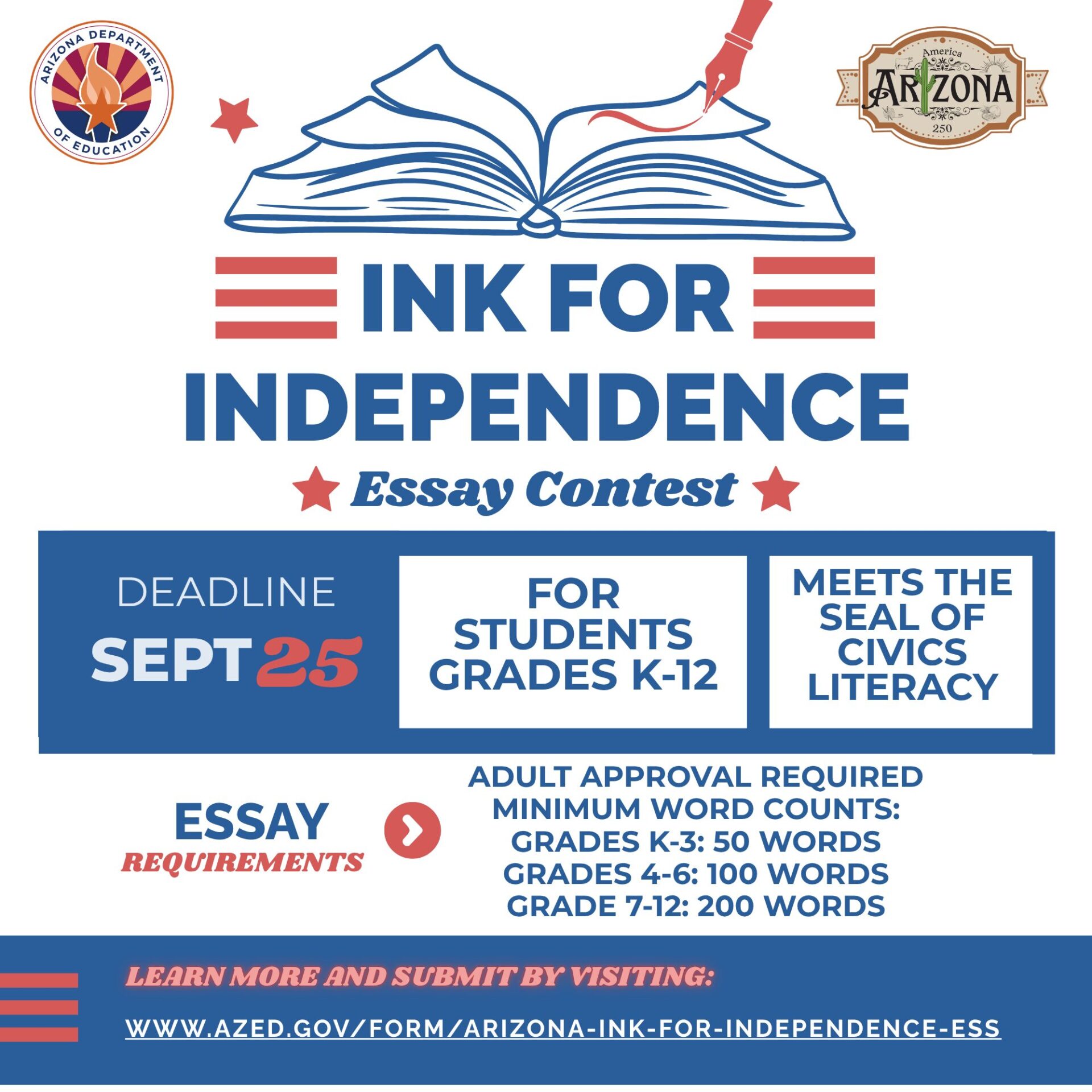 Arizona Ink For Independence Essay Contest Social Media 202607